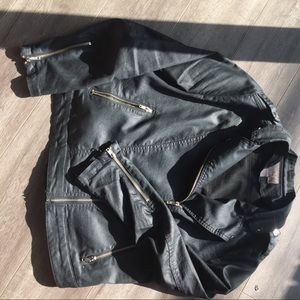 H&M black bomber jacket.